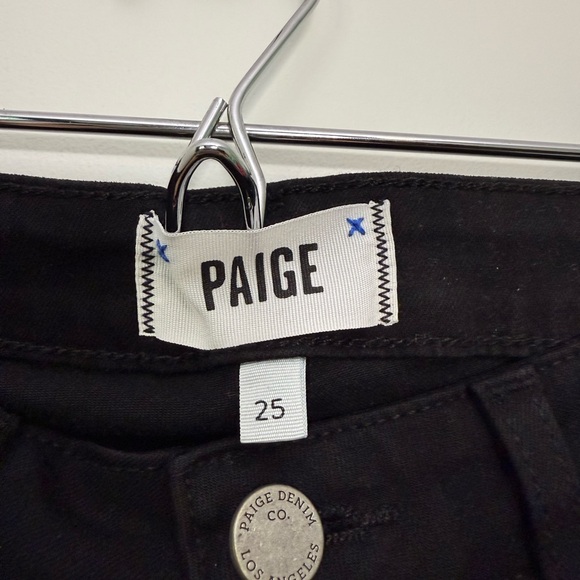 PAIGE Black Skinny Jeans VERDUGO ankle - Picture 4 of 8